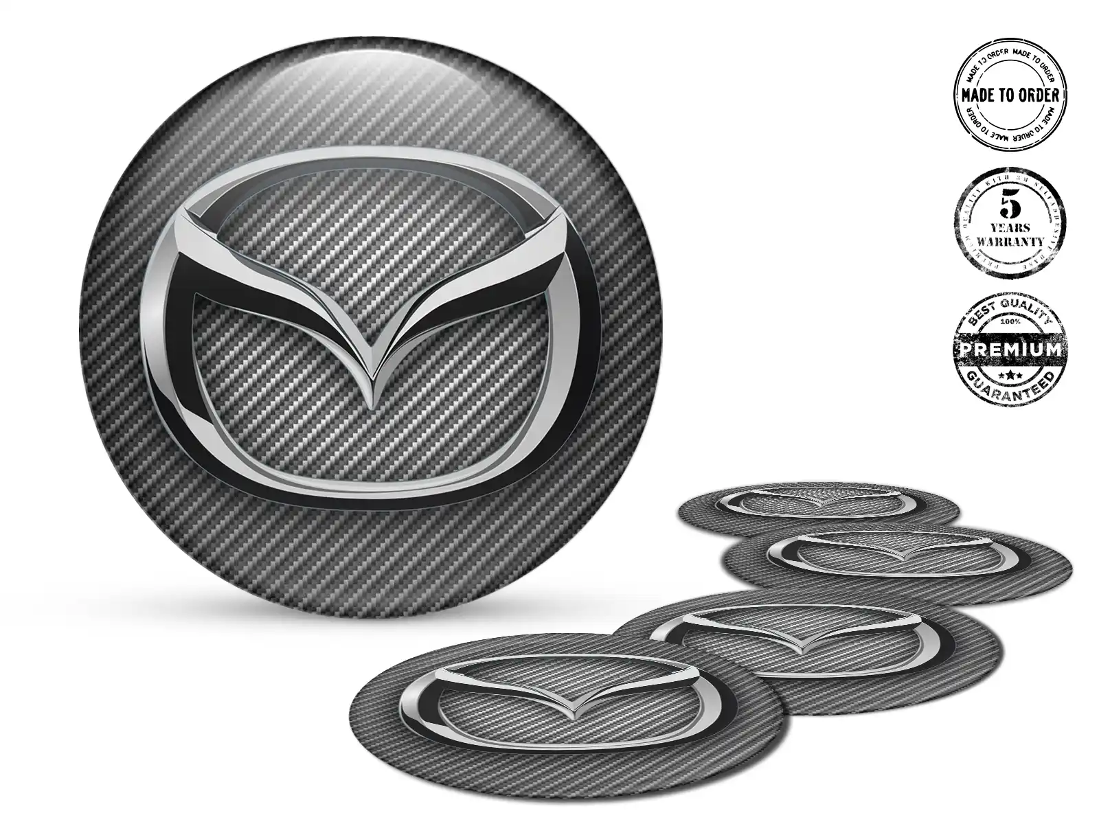 Mazda Decal Rims Edition Premium Epoxy Labels